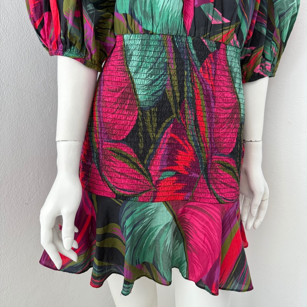 FARM Rio Multicolor Leaf Print Dress - Picture 4 of 7